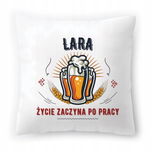 Poduszka Dla Lary na Urodziny Imieniny Prezent z Nadrukiem ze Zdjęciem
