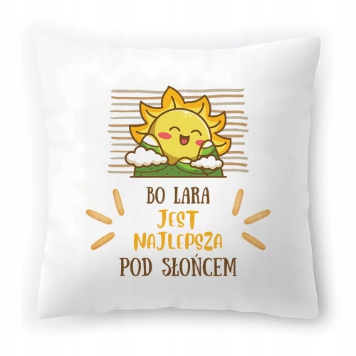 Poduszka Dla Lary na Urodziny Imieniny Prezent z Nadrukiem ze Zdjęciem