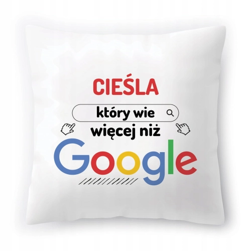 Poduszka Dla Cieśli Urodziny Imieniny Prezent z Nadrukiem ze Zdjęciem