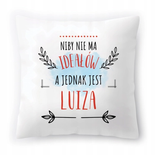 Poduszka Dla Luizy na Urodziny Imieniny Prezent z Nadrukiem ze Zdjęciem