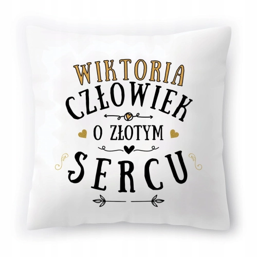Poduszka Dla Wiktorii na Urodziny Imieniny Prezent z Nadrukiem ze Zdjęciem