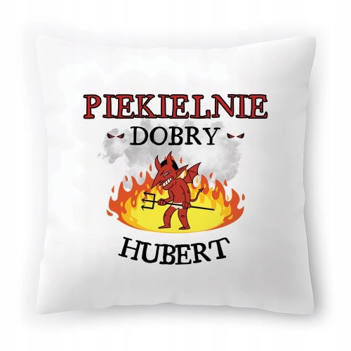 Poduszka Dla Huberta na Urodziny Imieniny Prezent z Nadrukiem ze Zdjęciem
