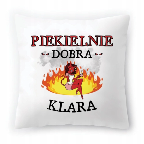 Poduszka Dla Klary na Urodziny Imieniny na Prezent z Nadrukiem ze Zdjęciem