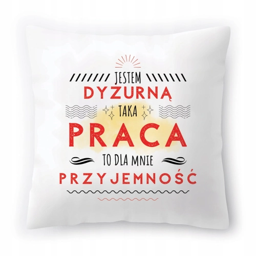 Poduszka Dla Dyżurnej na Urodziny Prezent z Nadrukiem ze Zdjęciem