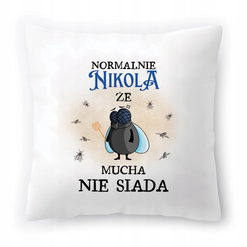 Poduszka Dla Nikoli na Urodziny Imieniny Prezent z Nadrukiem ze Zdjęciem