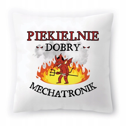 Poduszka Dla Mechatronika na Urodziny Prezent z Nadrukiem ze Zdjęciem