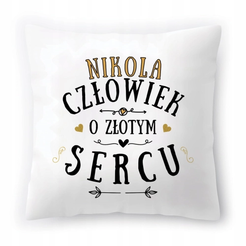 Poduszka Dla Nikoli na Urodziny Imieniny Prezent z Nadrukiem ze Zdjęciem