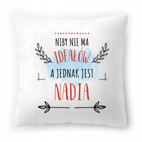 Poduszka Dla Nadii na Urodziny Imieniny Prezent z Nadrukiem ze Zdjęciem