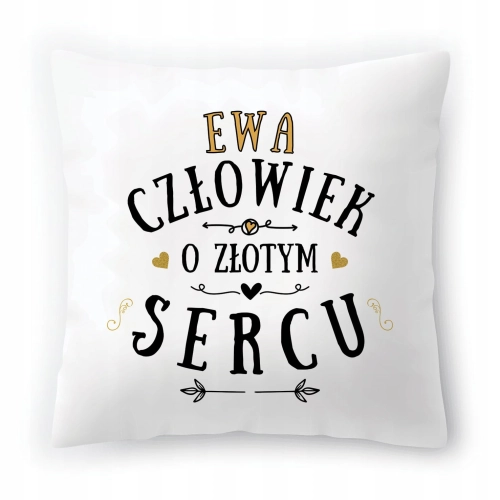 Poduszka Dla Ewy na Urodziny na Prezent z Nadrukiem ze Zdjęciem