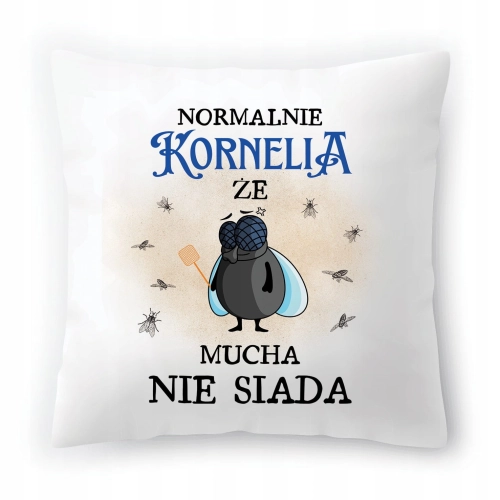 Poduszka Dla Korneli na Urodziny na Prezent z Nadrukiem ze Zdjęciem