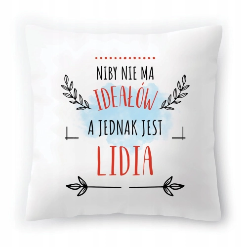 Poduszka Dla Lidii na Urodziny na Prezent z Nadrukiem ze Zdjęciem