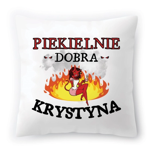 Poduszka Dla Krystyny na Urodziny Imieniny Prezent z Nadrukiem ze Zdjęciem
