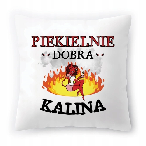 Poduszka Dla Kaliny na Urodziny na Prezent z Nadrukiem ze Zdjęciem