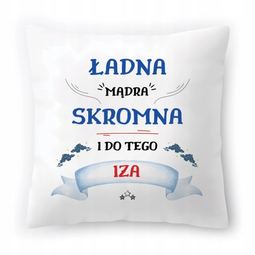 Poduszka Dla Izy na Urodziny Imieniny Prezent z Nadrukiem ze Zdjęciem