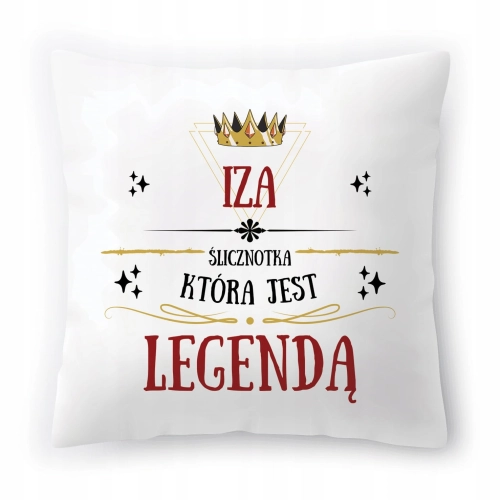 Poduszka Dla Izy na Urodziny Imieniny Prezent z Nadrukiem ze Zdjęciem