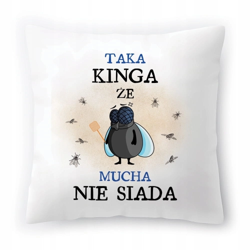 Poduszka Dla Kingi na Urodziny na Prezent z Nadrukiem ze Zdjęciem