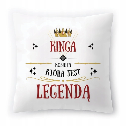 Poduszka Dla Kingi na Urodziny na Prezent z Nadrukiem ze Zdjęciem
