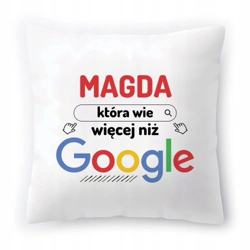 Poduszka Dla Magdy na Urodziny na Prezent z Nadrukiem ze Zdjęciem