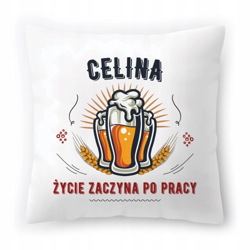 Poduszka Dla Celiny na Urodziny Imieniny Prezent z Nadrukiem ze Zdjęciem