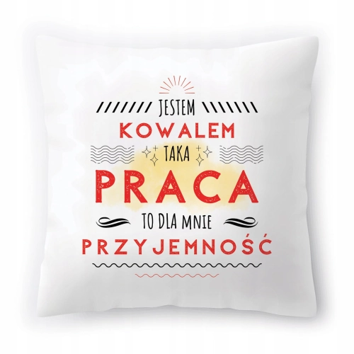 Poduszka Dla Kowala na Urodziny na Prezent z Nadrukiem ze Zdjęciem