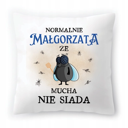 Poduszka Dla Małgorzaty na Urodziny na Prezent z Nadrukiem ze Zdjęciem