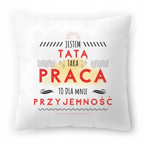 Poduszka Dla Taty Tatusia Dzień Ojca Prezent z Nadrukiem ze Zdjęciem