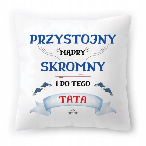 Poduszka Dla Taty Tatusia Dzień Ojca Prezent z Nadrukiem ze Zdjęciem