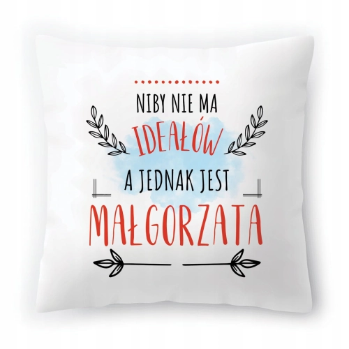 Poduszka Dla Małgorzaty na Urodziny na Prezent z Nadrukiem ze Zdjęciem