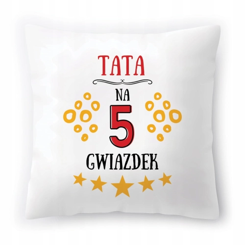Poduszka Dla Taty Tatusia na Urodziny Prezent z Nadrukiem ze Zdjęciem