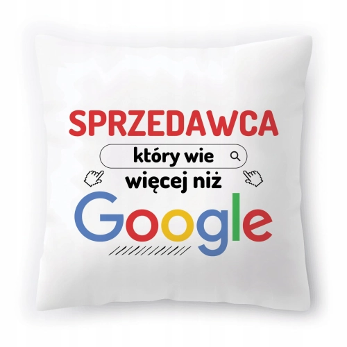 Poduszka Dla Sprzedawcy na Urodziny na Prezent z Nadrukiem ze Zdjęciem