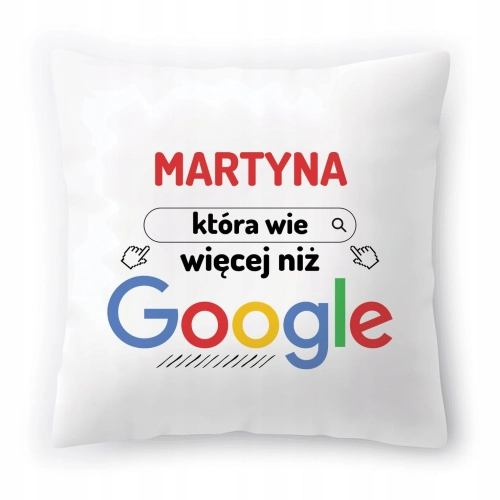 Poduszka Dla Martyny na Urodziny Imieniny Prezent z Nadrukiem ze Zdjęciem