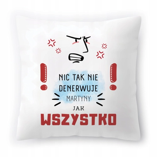 Poduszka Dla Martyny na Urodziny Imieniny Prezent z Nadrukiem ze Zdjęciem