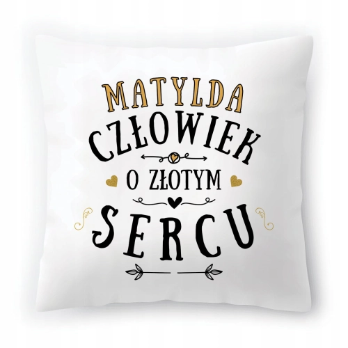 Poduszka Dla Matyldy na Urodziny na Prezent z Nadrukiem ze Zdjęciem