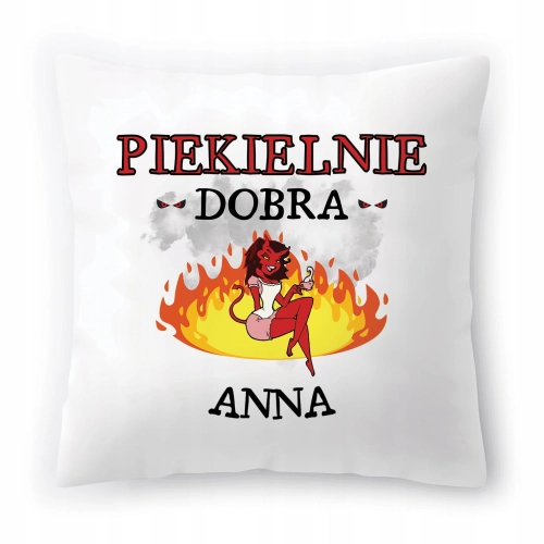 Poduszka Dla Anny Aniu Urodziny Imieniny Prezent z Nadrukiem ze Zdjęciem