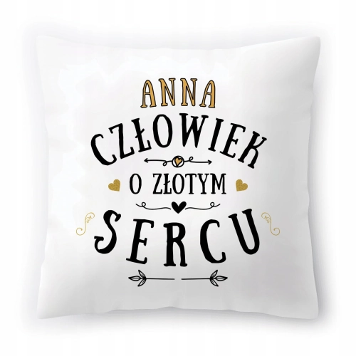 Poduszka Dla Anny Aniu Urodziny Imieniny Prezent z Nadrukiem ze Zdjęciem