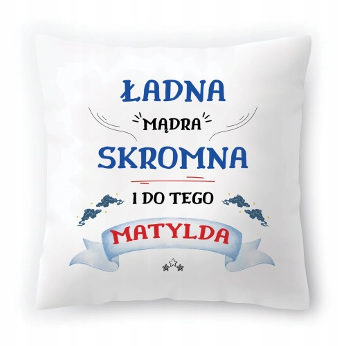 Poduszka Dla Matyldy na Urodziny na Prezent z Nadrukiem ze Zdjęciem