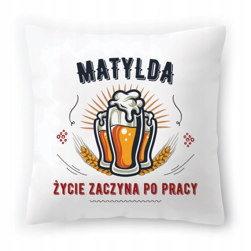 Poduszka Dla Matyldy na Urodziny na Prezent z Nadrukiem ze Zdjęciem