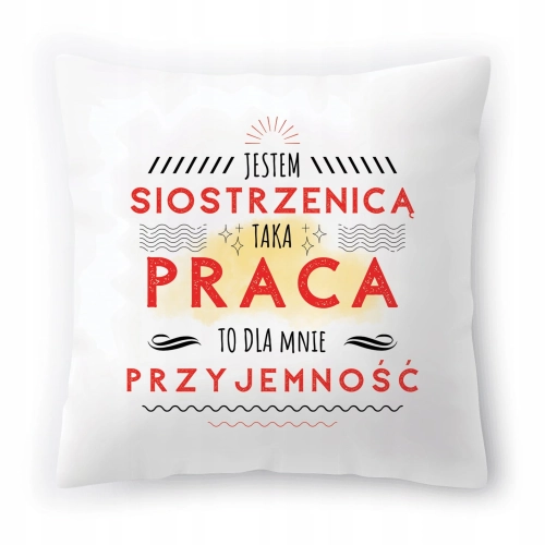 Poduszka Dla Siostrzenicy na Urodziny Prezent z Nadrukiem ze Zdjęciem