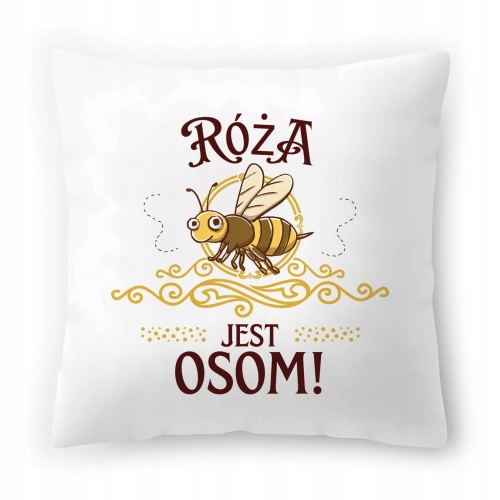 Poduszka Róży Różyczki na Urodziny na Prezent z Nadrukiem ze Zdjęciem