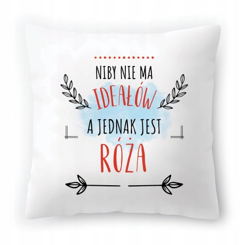Poduszka Róży Różyczki na Urodziny na Prezent z Nadrukiem ze Zdjęciem