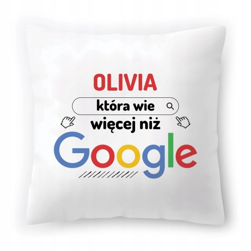 Poduszka Dla Olivii na Urodziny Imieniny Prezent z Nadrukiem ze Zdjęciem