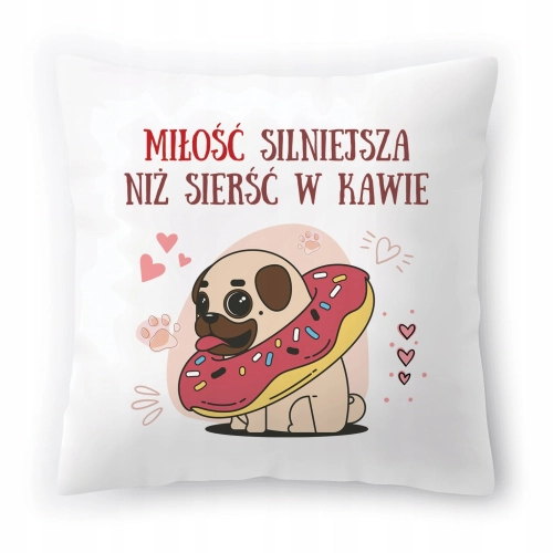 Poduszka Pies Piesek Pieski Pieseczki na Prezent z Nadrukiem ze Zdjęciem