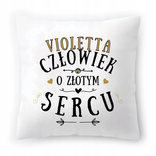 Poduszka Dla Violetty na Urodziny Imieniny Prezent z Nadrukiem ze Zdjęciem