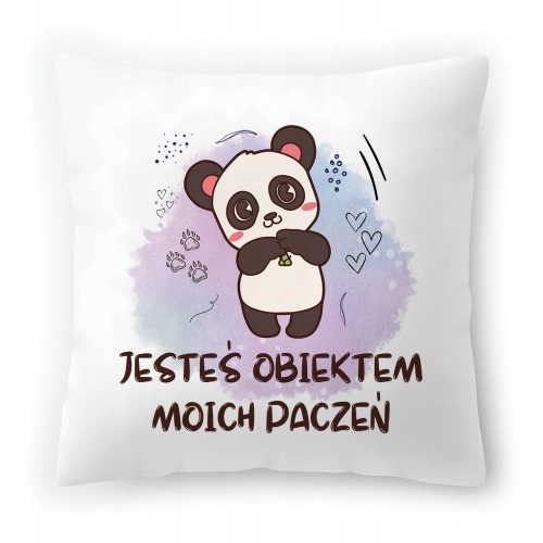 Poduszka Misie Misiaczki na Urodziny na Prezent z Nadrukiem ze Zdjęciem