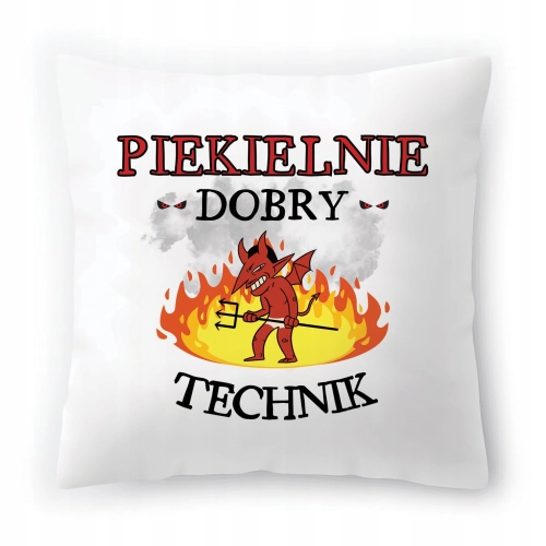 Poduszka Dla Technika na Urodziny na Prezent z Nadrukiem ze Zdjęciem