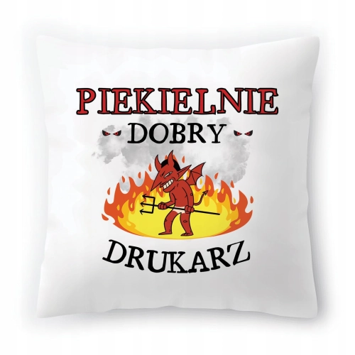 Poduszka Dla Drukarza na Urodziny na Prezent z Nadrukiem ze Zdjęciem