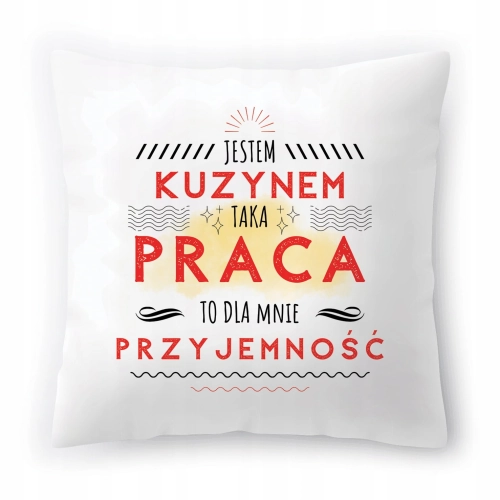 Poduszka Dla Kuzyna na Urodziny Imieniny Prezent z Nadrukiem ze Zdjęciem