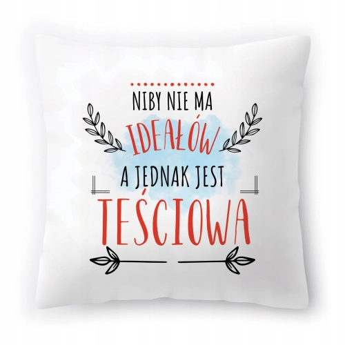 Poduszka Dla Teściowej Urodziny Imieniny Prezent z Nadrukiem ze Zdjęciem