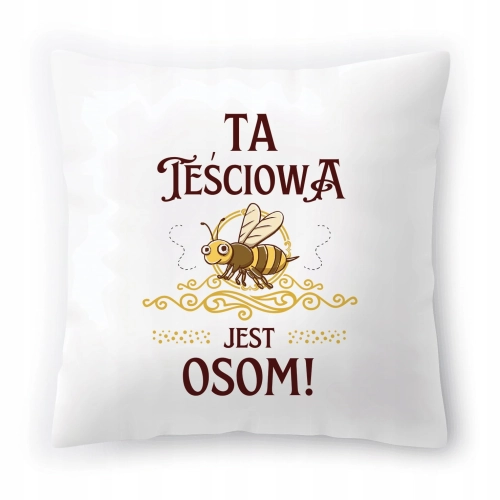 Poduszka Dla Teściowej Urodziny Imieniny Prezent z Nadrukiem ze Zdjęciem