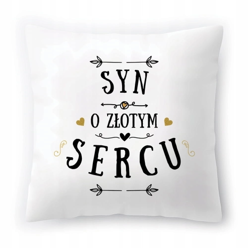 Poduszka Dla Syna Synusia na Urodziny Prezent z Nadrukiem ze Zdjęciem